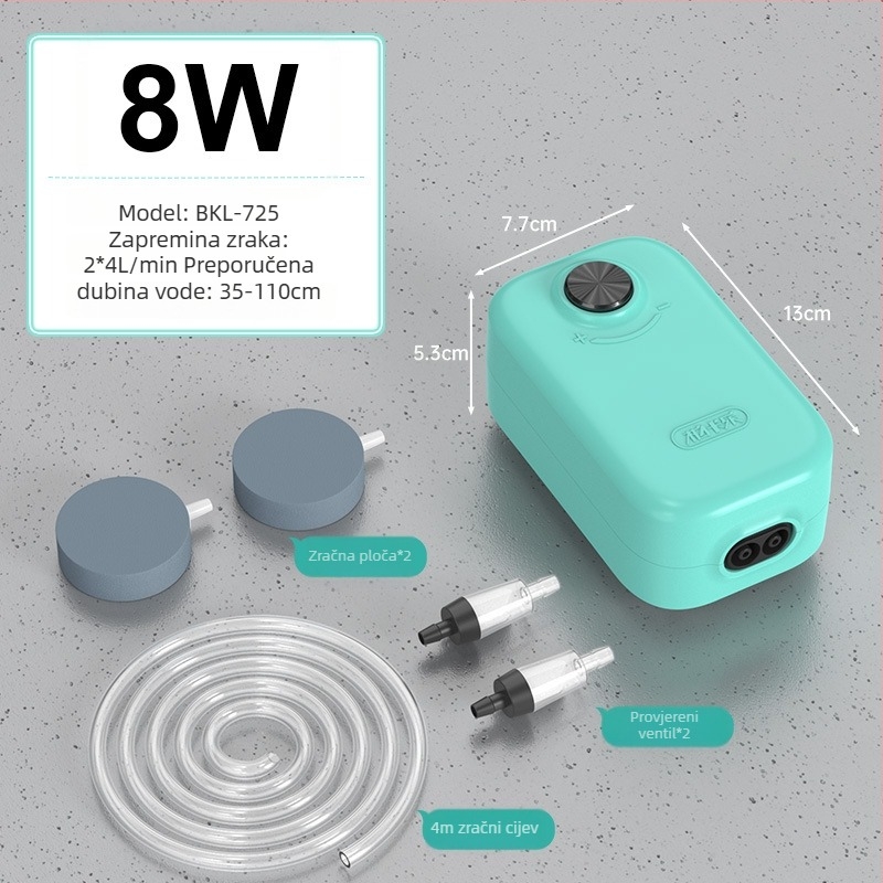 Akvarijska pumpa za kisik — tiho djelovanje, Marka Yinas, težina 176–706 g