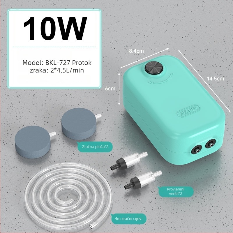 Akvarijska pumpa za kisik — tiho djelovanje, Marka Yinas, težina 176–706 g