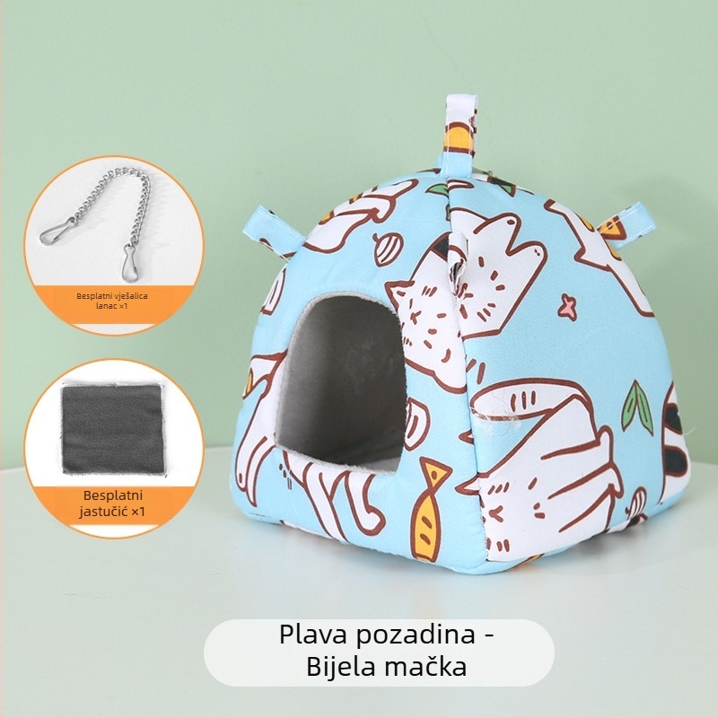 Viseće gnijezdo za male kućne ljubimce, četiri sezone – platneno gnijezdo za hamstere, brenda Xiao Hangli