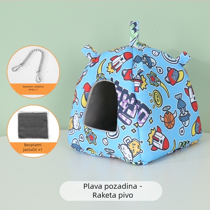 Viseće gnijezdo za male kućne ljubimce, četiri sezone – platneno gnijezdo za hamstere, brenda Xiao Hangli