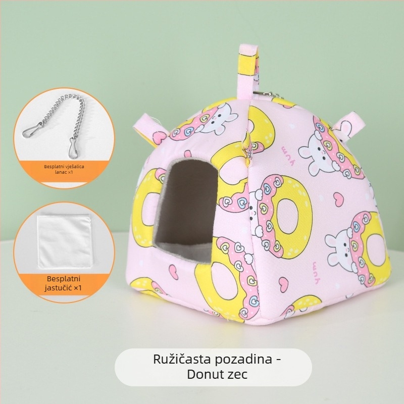 Viseće gnijezdo za male kućne ljubimce, četiri sezone – platneno gnijezdo za hamstere, brenda Xiao Hangli