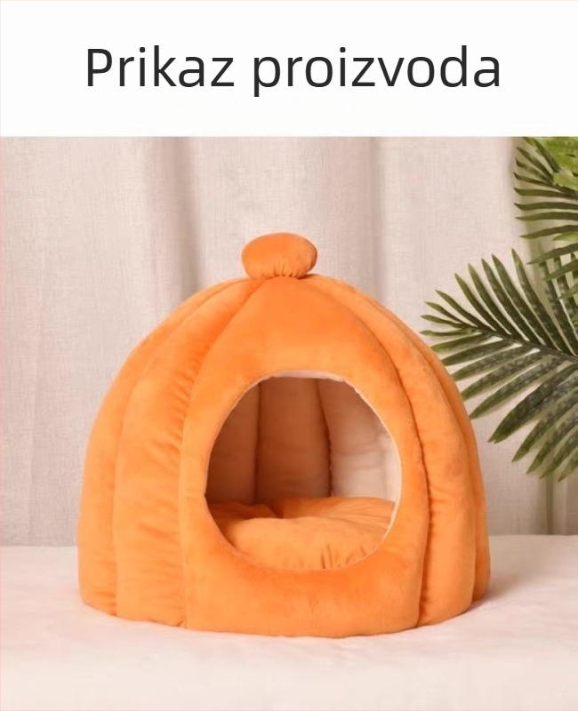 Zatvoreni zimski kućni dom za mačke u stilu mongolske jurte, od tkanine (Materijal: Tkanina; Porijeklo: Drugo; Uvezeno: Ne; Značka: Druga; Pogodno za: chinchilla)