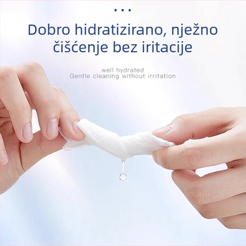 Vlažne maramice za čišćenje ušiju kućnih ljubimaca – za pse i mačke, uklanjanje ušnog voska, netkani materijal