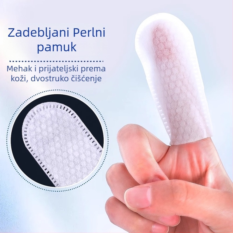 Vlažne maramice za čišćenje ušiju kućnih ljubimaca – za pse i mačke, uklanjanje ušnog voska, netkani materijal