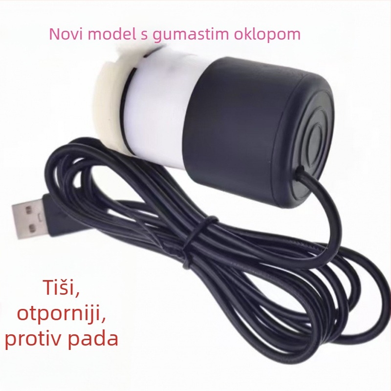 Tihi oksigen pumpa za akvarij - Veliki volumen zraka, Podesiva (Značka: Domaća marka; Uvoz: Ne; Težina: Drugo)