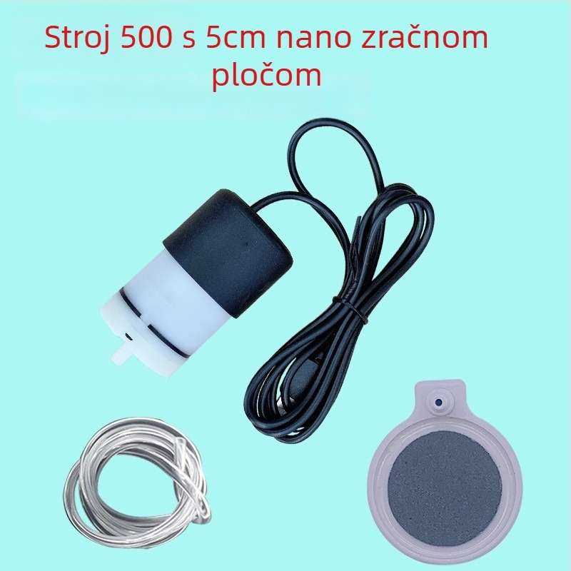 Tihi oksigen pumpa za akvarij - Veliki volumen zraka, Podesiva (Značka: Domaća marka; Uvoz: Ne; Težina: Drugo)