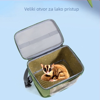 Vanjska torba za hamstera, prijenosna i prozračna, Oxford tkanina + PU