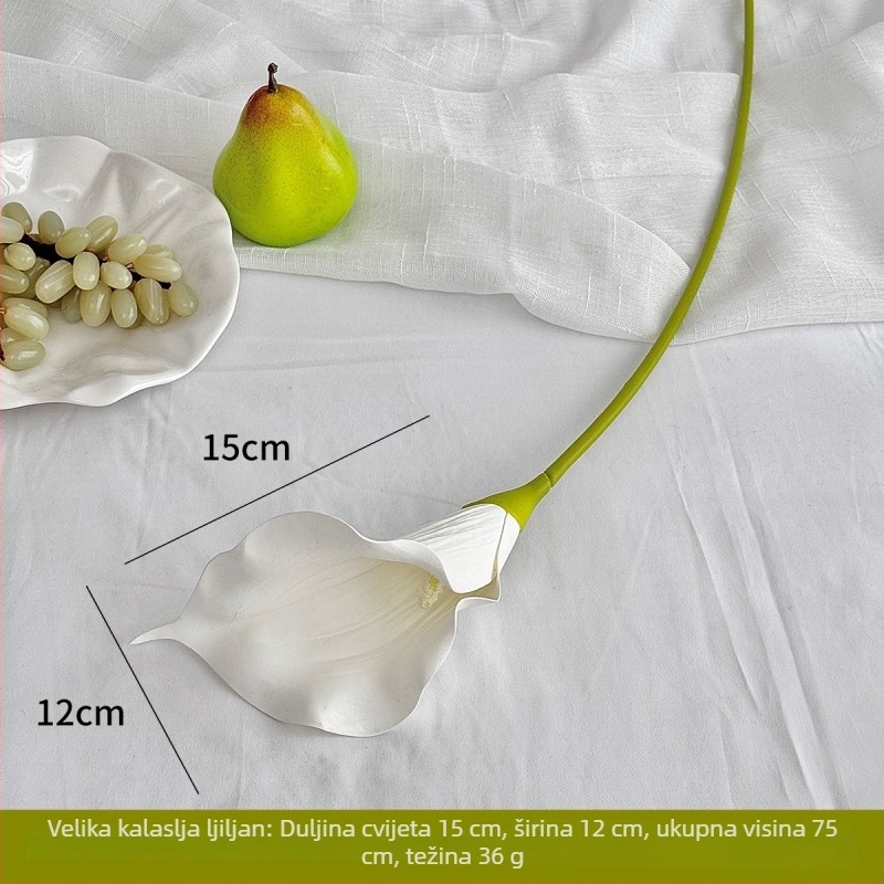 Umjetni buket eukaliptusa – Kangxin, injekcijsko oblikovanje, vrtni stil, umjetni cvjetovi za vjenčanje, vanjski prostori, rekviziti za fotografiju, kućna dekoracija