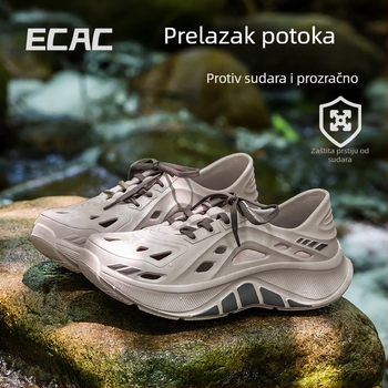 Honey dangdang muške EVA sandale s debelom sole, 5 cm peta, protuklizne, slip-on, ljeto