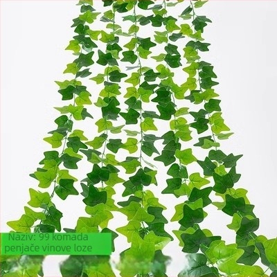 Umjetna zelena: pothos, rattan i Turtle Back za zidnu dekoraciju; Materijal: plastika; Procesi: šabloniranje, reljefno oblikovanje, injekcijsko oblikovanje; Upotreba: vjenčanja, vanjski prostori, rekviziti za fotografiranje, kućna dekoracija