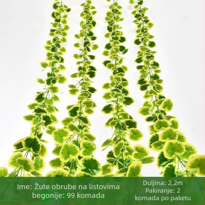Umjetna zelena: pothos, rattan i Turtle Back za zidnu dekoraciju; Materijal: plastika; Procesi: šabloniranje, reljefno oblikovanje, injekcijsko oblikovanje; Upotreba: vjenčanja, vanjski prostori, rekviziti za fotografiranje, kućna dekoracija
