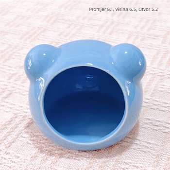 Keramičko gnijezdo za hrčke za ljetno hlađenje – keramičko sklonište za mala kućna ljubimca