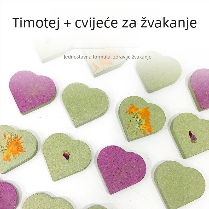 Suha hrana — Čisti timotijski travnjak kolač za zečeve, činčile, hrčke i morsku svinju — 130 g — Radish Valley