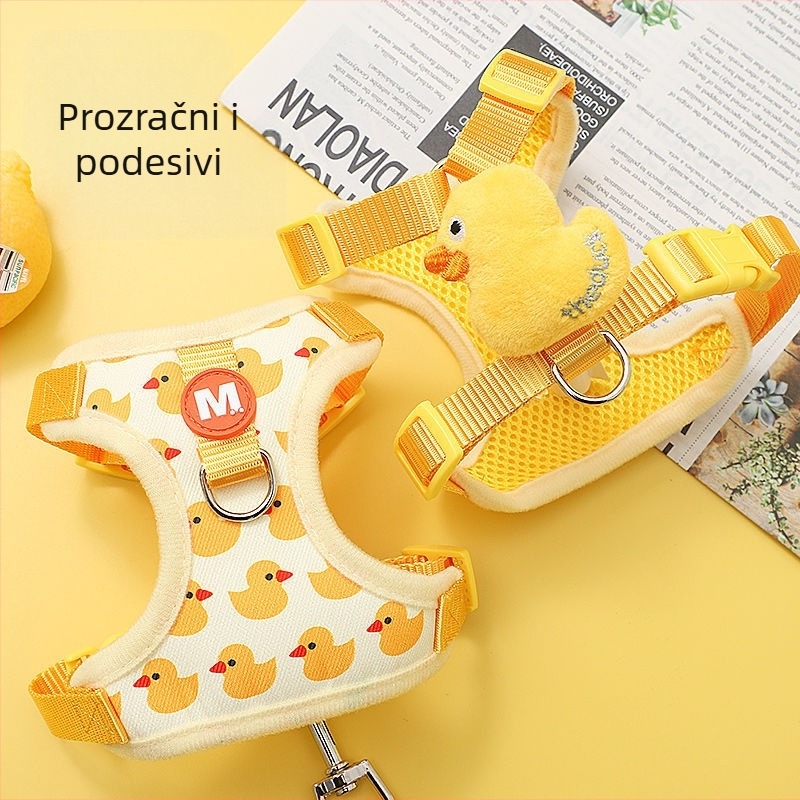 Mačji povodac od najlona, marka Cute Shigu, za mačke, podesiv i rastezljiv