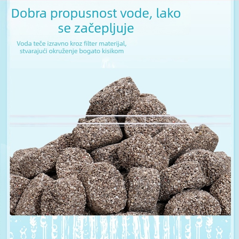 Naichong keramički materijal za filtriranje akvarija s kulturom bakterija, nano kamen filtracije i biokemijske kuglice