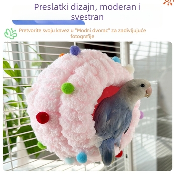 Gnijezdo za Budgie — Materijal uže, Pogodno za Budgie, Neimportirano