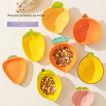 Hamster keramička zdjela za hranu (Materijal: keramika; Marka: Star Rice Ceramics; Kategorija: oprema za kućne ljubimce; Uvoz: Ne)
