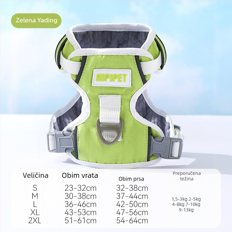 Povodac i harnes za mačke, lagan, Taslan s trostranom zaštitom, otporan na kidanje, svestran dizajn za mačke