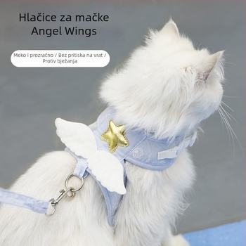 Angel Wings mačji prsluk s remenom protiv bijega – materijal: tkanina; porijeklo: Zhejiang; za mačke