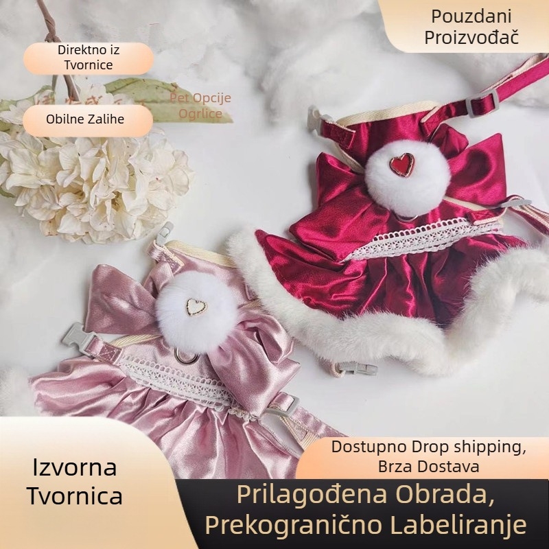 Beautiful Pet poliesterni prsni harnes za mačke – pakiranje 200, kompatibilno s užetom