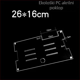 Akril poklopac za akvarij, netoksičan, proziran, prozračan, anti-skok, kristalni poklopac (Materijal: Akril; Težina: 50; Kategorija: Oprema za akvarij)