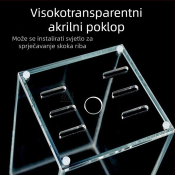 Akril poklopac za akvarij, netoksičan, proziran, prozračan, anti-skok, kristalni poklopac (Materijal: Akril; Težina: 50; Kategorija: Oprema za akvarij)