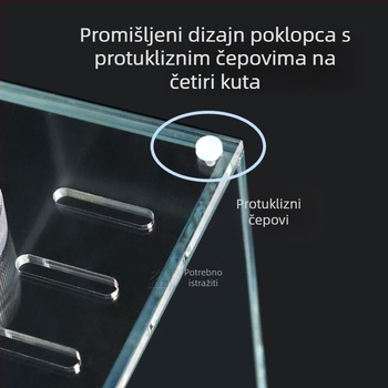 Akril poklopac za akvarij, netoksičan, proziran, prozračan, anti-skok, kristalni poklopac (Materijal: Akril; Težina: 50; Kategorija: Oprema za akvarij)