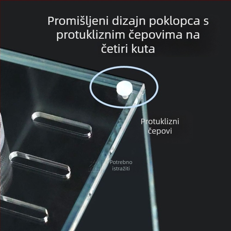 Akril poklopac za akvarij, netoksičan, proziran, prozračan, anti-skok, kristalni poklopac (Materijal: Akril; Težina: 50; Kategorija: Oprema za akvarij)