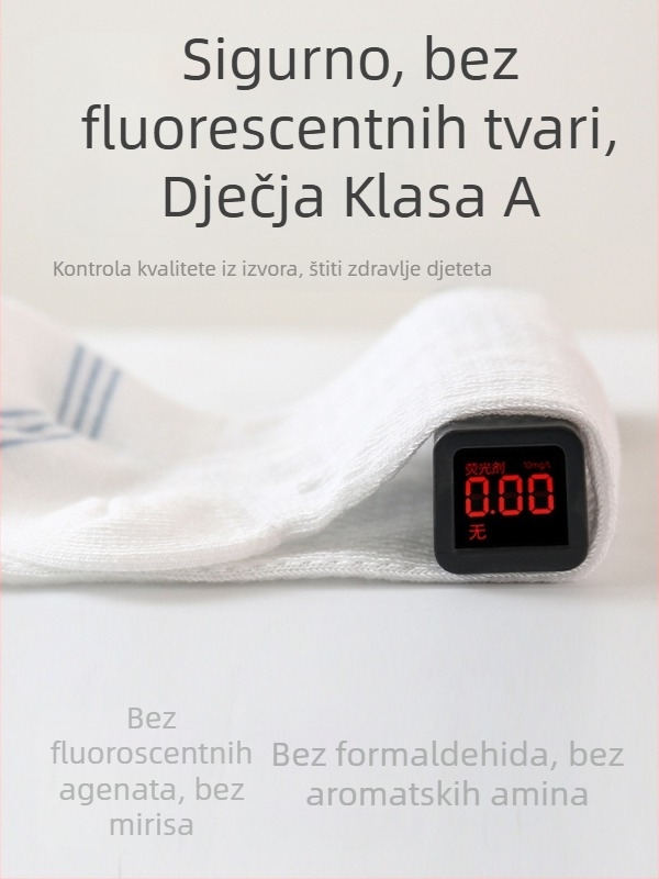 Dječje čarape za ljeto – ultra tanke, protiv komaraca, dugi pamuk čarape s crtić uzorkom