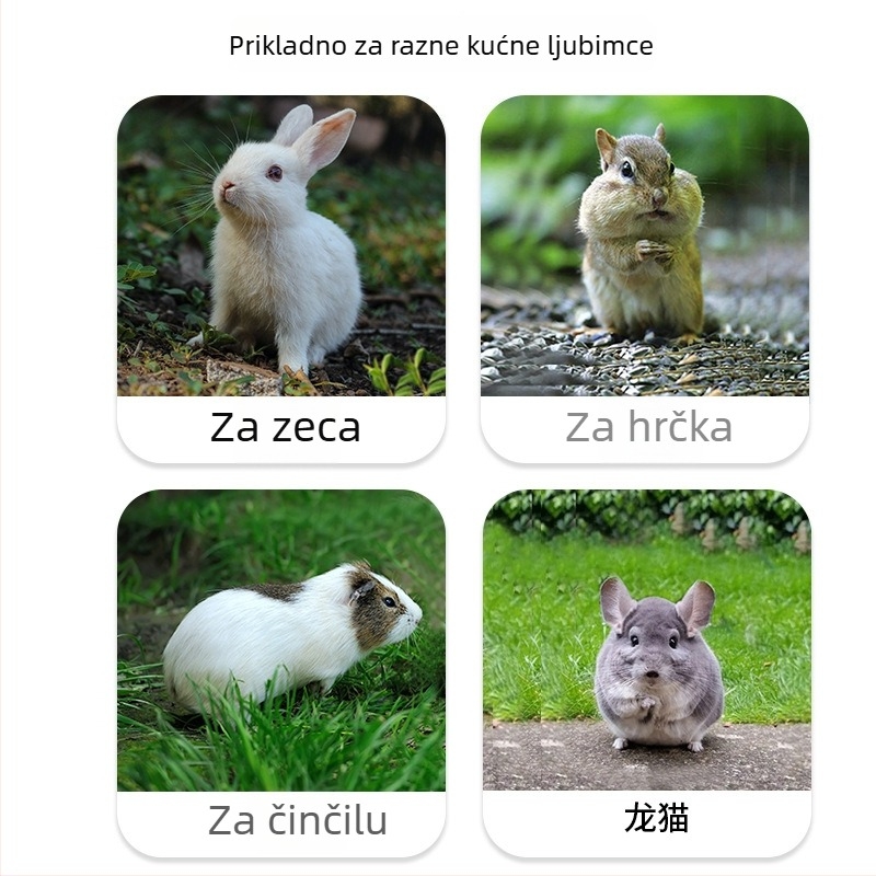 Vješena vrećica za sijeno za zečeve, kuniće, hrčke i činčile — Oxford platno, porijeklo Zhejiang, marka Confucianism