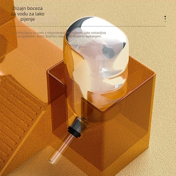 Hamsterovo stanište s panoramskim prozirnim gnijezdom, stazom i vilom; uključuje posudu za vodu i posudu za hranu — Plastika, Marka Silly Darling