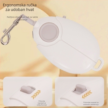 Hartley automatski povodac za pse – proširivi mehanizam, PP materijal, za kućne ljubimce