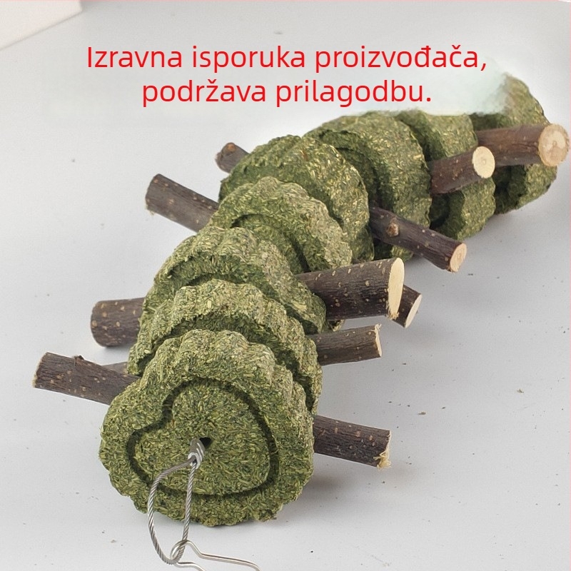 Suhe travne dentalne žvake za kune i guinejske svinje, 110 g, pakiranje 100 primjeraka, marka Bibi Meng