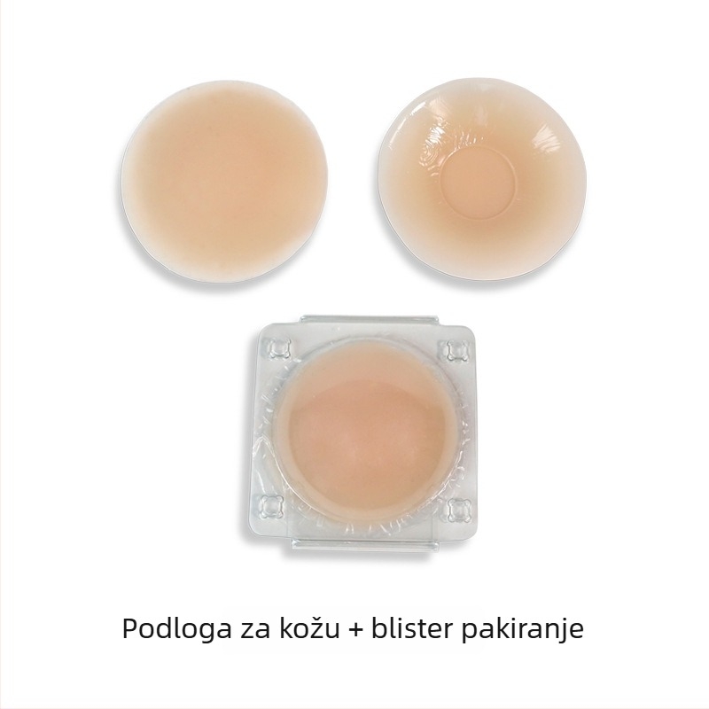 Bijini silikonske pokrivalice za bradavice - ultra-tanke, nevidljive, prozračne, sjajna površina