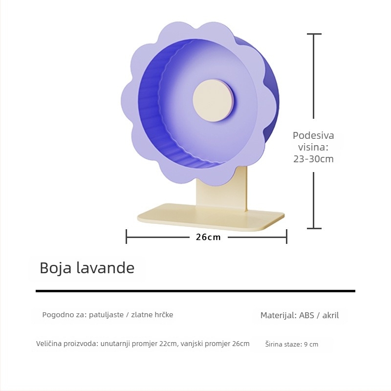 Kolo za hrčka, plastično, porijeklo Shandong, težina 1, pakiranje 10 kom, marka Demon pet notes