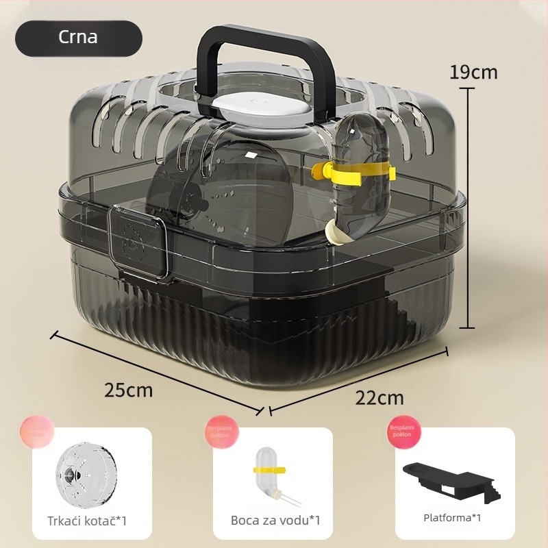 Kavez za hamstera – Plastična konstrukcija, četiri sezone, za hamstera (Materijal: Plastika; Godišnje doba: Četiri; Namjena: Hamster)