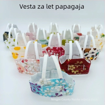 Vesta za ptice od pamuka — pogodna za papige i druge ptice; Marka Variety Pet Clothes; Licencirana privatna etiketa; Nije uvezeno