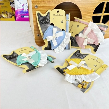 Najlon postroj za mačku s dišućim prsnim remenom, protiv bijega