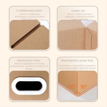 Kutija za preseljenje i skladištenje s kopčom na ručki, valoviti karton, izuzetno čvrst, 230 g/m²