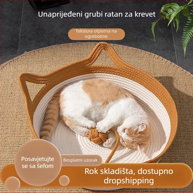 Tkaninsko gnijezdo za mačke za sve sezone — Zixuan, porijeklo Anhui, za mačke