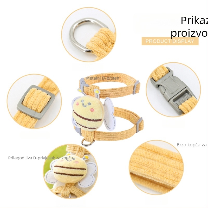 Mačji pojas s kaišem, I-oblik, protiv bijega, poliester