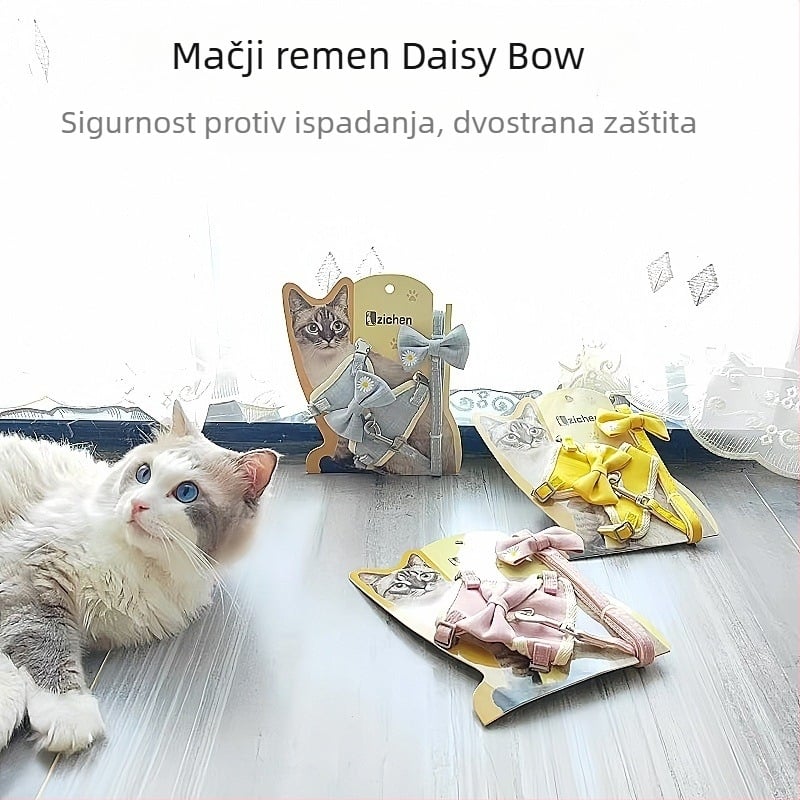 PALSWOW mačji harnas s povodcem, platno, 100 kom, za mačke