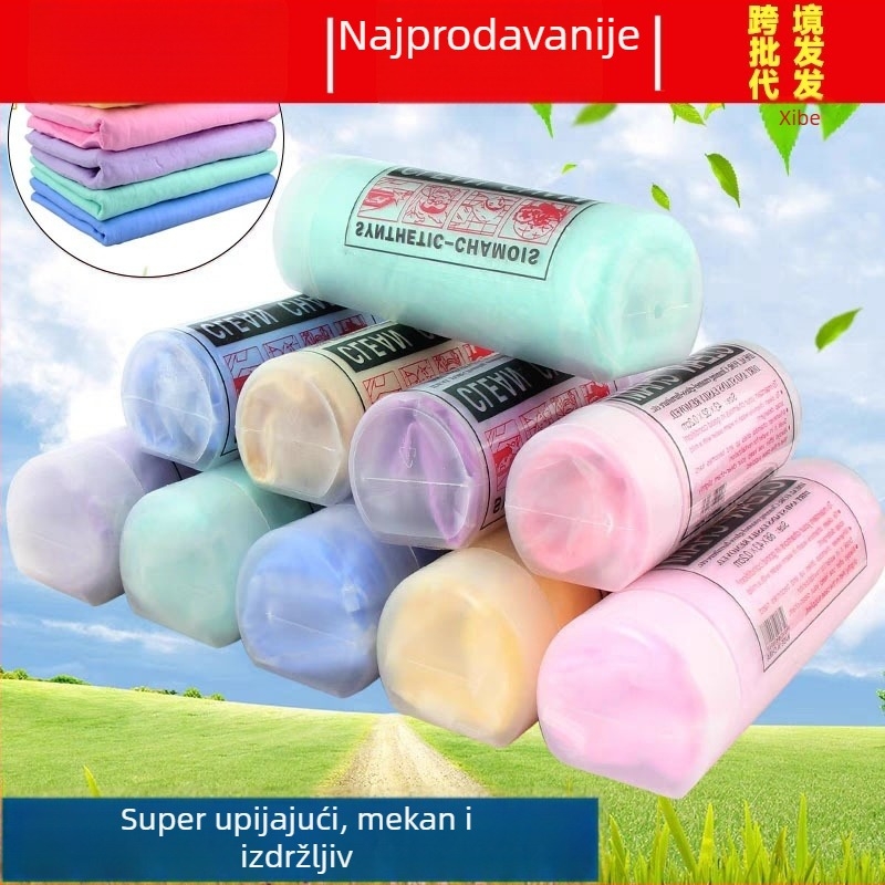 Krpa za čišćenje automobila – PVA osnova, bez dlačica, visoka upijajuća sposobnost, upija ulje, velur tekstura