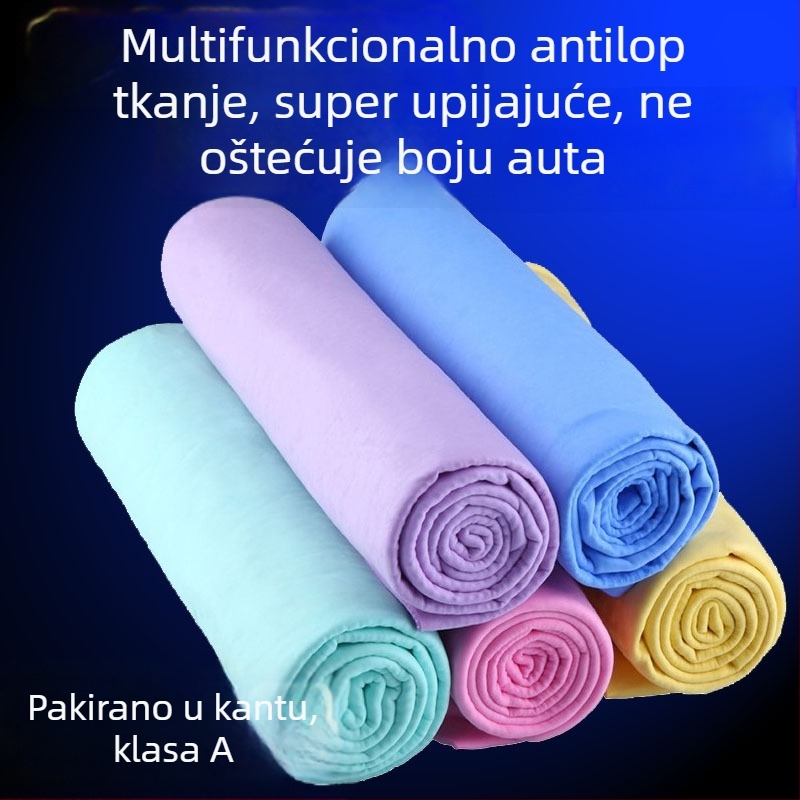 Krpa za čišćenje automobila – PVA osnova, bez dlačica, visoka upijajuća sposobnost, upija ulje, velur tekstura