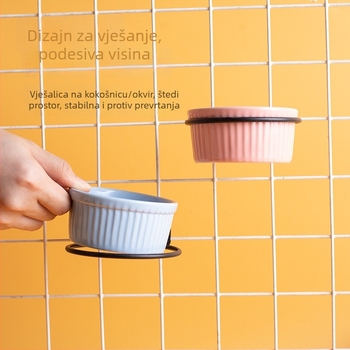 Mini viseća keramička posuda za hrčke i mala kućna ljubimca, keramička posuda na metalnom stalku, anti-tip dizajn, marka Shuo ni