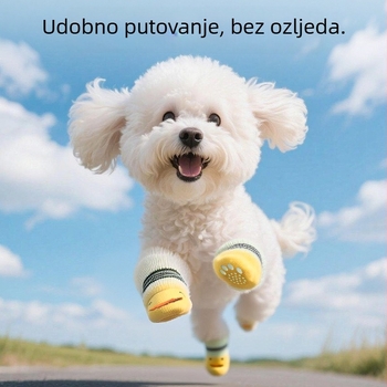 Čarape za pse s Cartoon uzorkom, pamuk, Twill pletenje, Jacquard obrada, proljeće i jesen