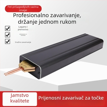 Prenosni ručni zavarivač baterija s automatskim napajanjem i automatskim pogonom; glava za zavarivanje od aluminij-oksidne bakrene legure; pogodan za 18650 Li-ion bateriju i zavarivanje niklovih listova/traka