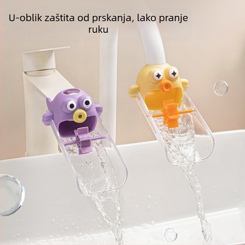 Proširivač slavine – dječji crtani dizajn, универzalna kompatibilnost, Materijal: PP, Funkcija: proširivač slavine, Marka: Xingyang, Serija: Dudu fish, Predstavljanje: travanj 2025