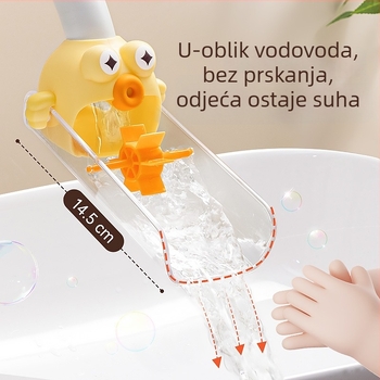 Proširivač slavine – dječji crtani dizajn, универzalna kompatibilnost, Materijal: PP, Funkcija: proširivač slavine, Marka: Xingyang, Serija: Dudu fish, Predstavljanje: travanj 2025