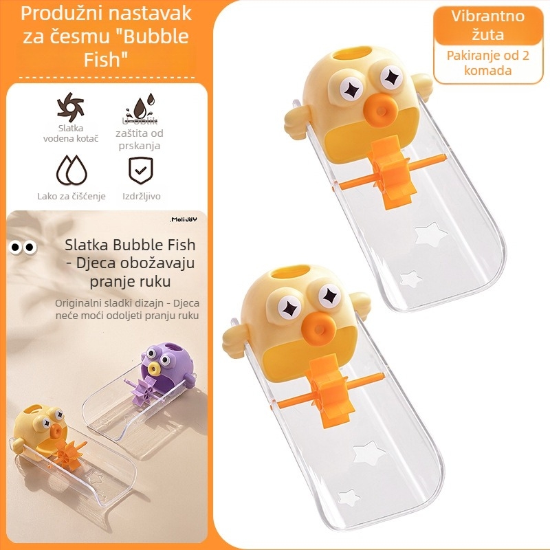 Proširivač slavine – dječji crtani dizajn, универzalna kompatibilnost, Materijal: PP, Funkcija: proširivač slavine, Marka: Xingyang, Serija: Dudu fish, Predstavljanje: travanj 2025